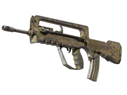 FAMAS | Palm (Battle-Scarred)
