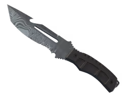 ★ Survival Knife | Damascus Steel (Battle-Scarred)