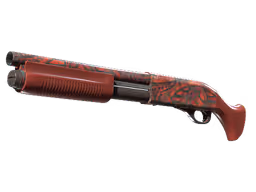 Sawed-Off | Crimson Batik (Well-Worn)